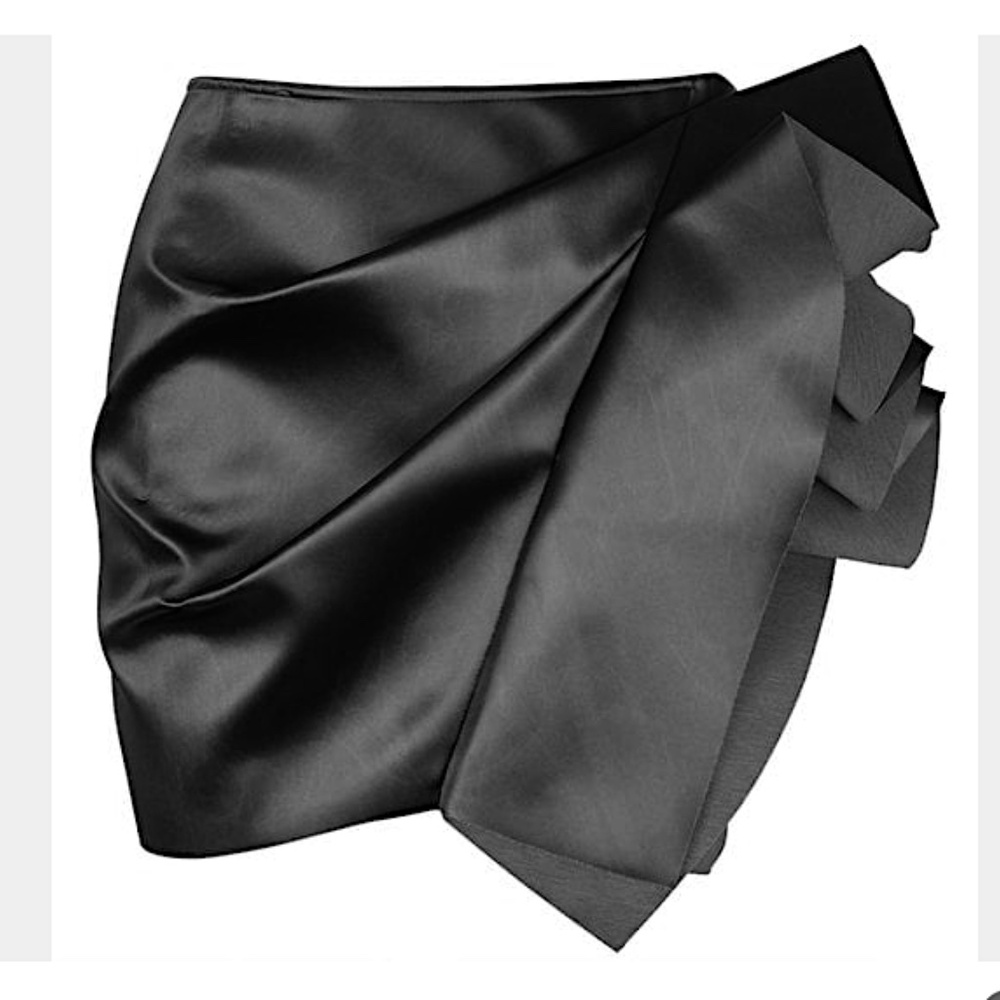 Rick Owens side-gathered Detail Skirt